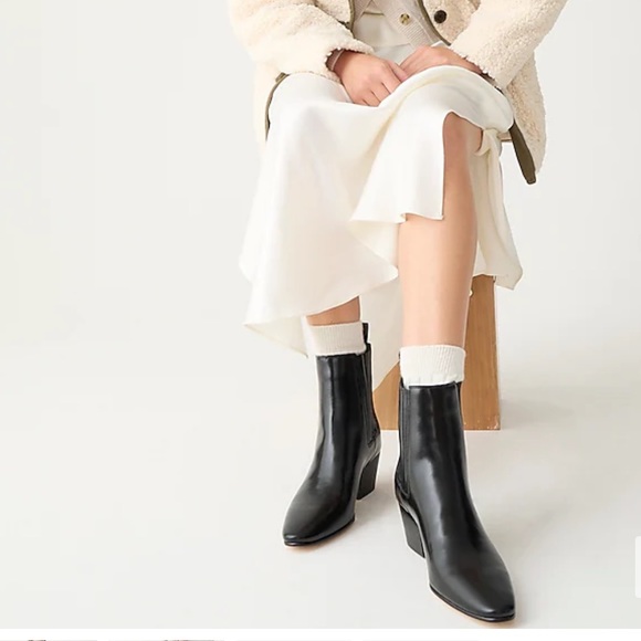 NWT 👢J. Crew Piper leather ankle boots size 9 - Picture 2 of 7